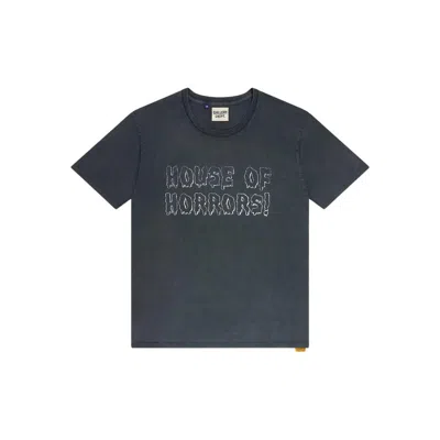 Gallery Dept. Horrors Glittered Printed Cotton-jersey T-shirt In Gray