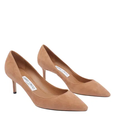 Jimmy Choo Romy 85 Suede Pumps