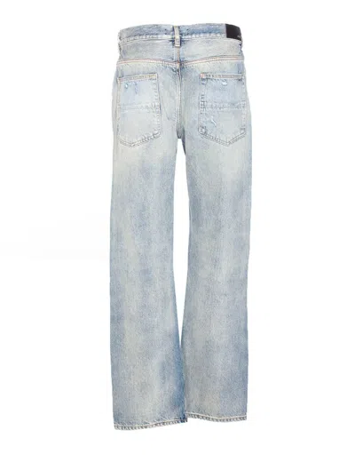 Amiri Straight Leg Mid-rise Distressed Trousers
