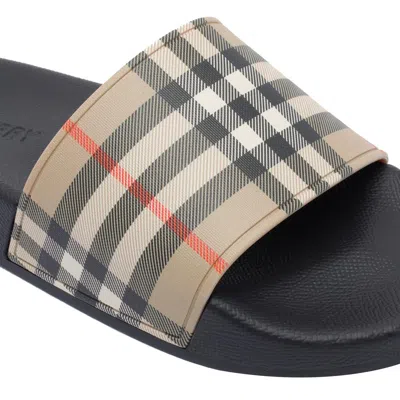Burberry Furley Vintage Check Slide Sandals