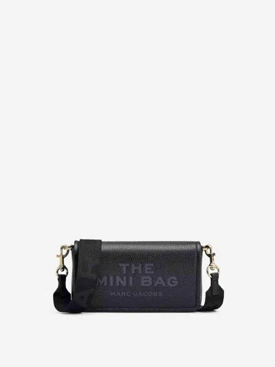 Marc Jacobs Borsa A Tracolla Nera In Pelle Martellata Color Nero In Black