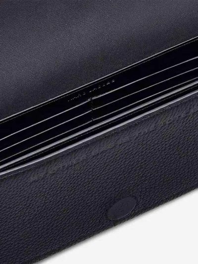 Marc Jacobs Borsa A Tracolla Nera In Pelle Martellata Color Nero In Black
