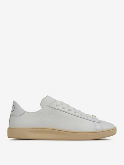 Valentino White Leather Vlogo Signature Sneakers