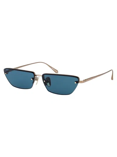 Linda Farrow Full Frame Sunglasses In Gold