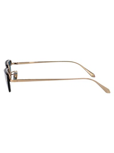 Linda Farrow Full Frame Sunglasses In Gold
