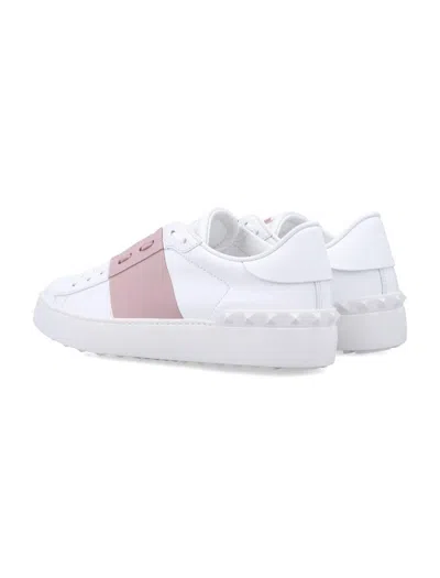 Valentino Open Two-tone Leather Sneakers