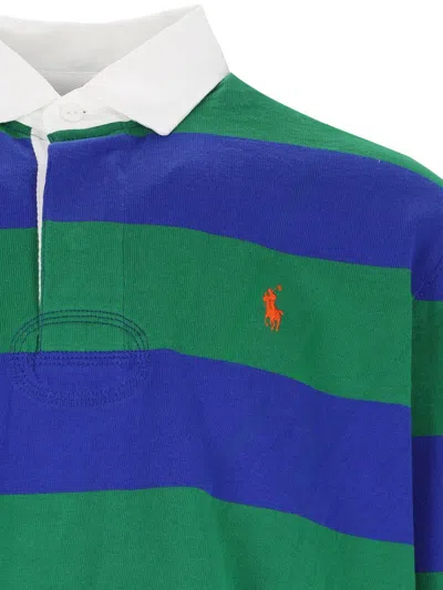 Polo Ralph Lauren Rugby Stripes Polo Shirt In Multi