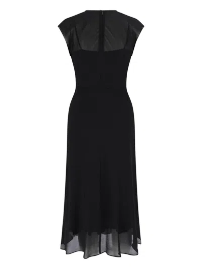 Calvin Klein Sheer Georgette Ns Midi Dress