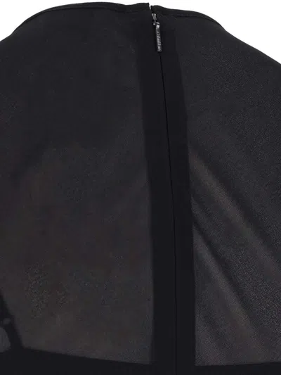 Calvin Klein Sheer Georgette Ns Midi Dress