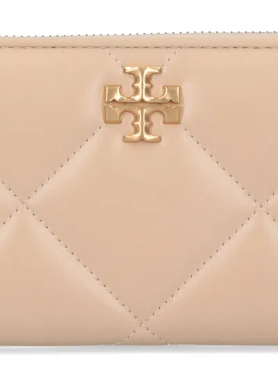 Tory Burch Kira Continental Zip Wallet In Neutral