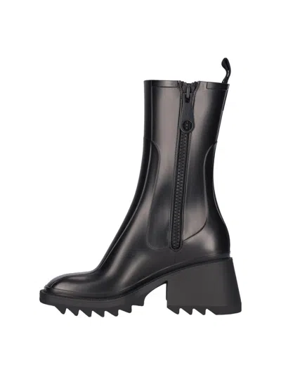 Chloé Black Betty Boots In Black