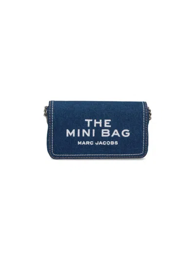 Marc Jacobs The Denim Chain Dark Wash Mini Cross-body Bag