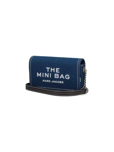 Marc Jacobs The Denim Chain Dark Wash Mini Cross-body Bag