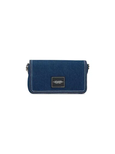Marc Jacobs The Denim Chain Dark Wash Mini Cross-body Bag