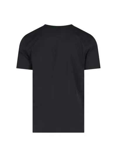 Dolce & Gabbana Cotton T-shirt With Metal Plaque Featuring Front Logo