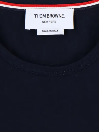 Thom Browne Jersey Cotton Short Sleeve Pocket Tee