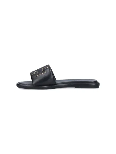 Tory Burch Tt Band Slide In Black