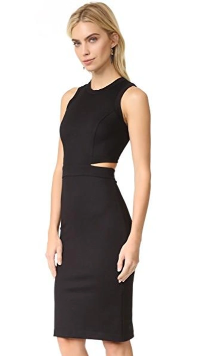 Shop Amanda Uprichard Shaina Dress In Black