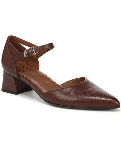 Naturalizer Women's Maddox Block Heel Ankle Strap Pumps In Brown