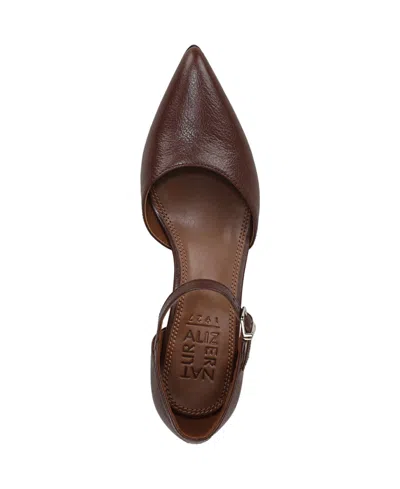Naturalizer Women's Maddox Block Heel Ankle Strap Pumps In Brown