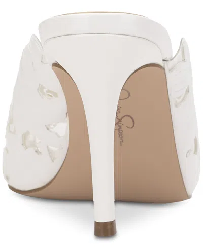 Jessica Simpson Women's Justera Cutout Floral Mules