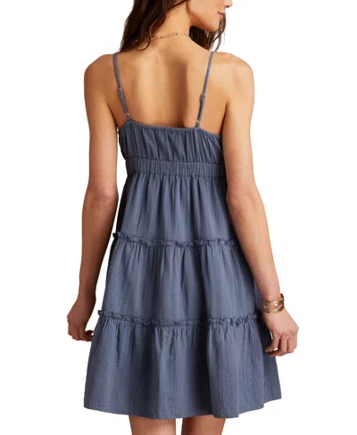 Lucky Brand Women's Cotton Tiered Babydoll Mini Dress