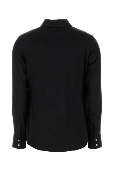 Max Mara Camicia Baden In Raso Stretch Nero Donna