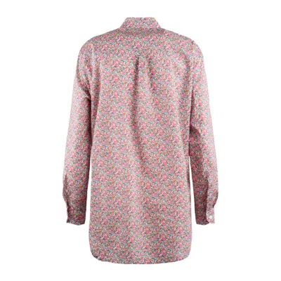 Mc2 Saint Barth Classic Cotton Shirt With Betsy Ann Print