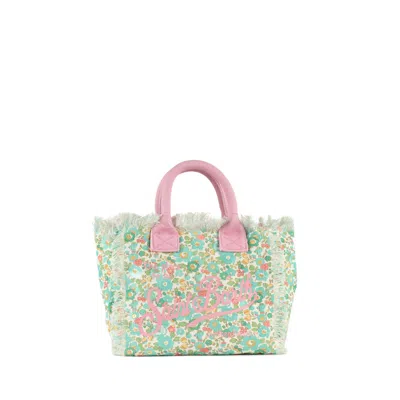 Mc2 Saint Barth Colette Cotton Canvas Bag With All Over Betsy Print