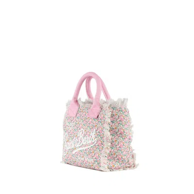 Mc2 Saint Barth Colette Cotton Canvas Bag With Betsy Ann All Over Print
