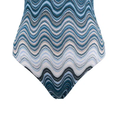 Mc2 Saint Barth Marylin One-piece Swimsuit In Wavy Raschel