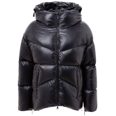 Add Down Jacket With Hood And Logo