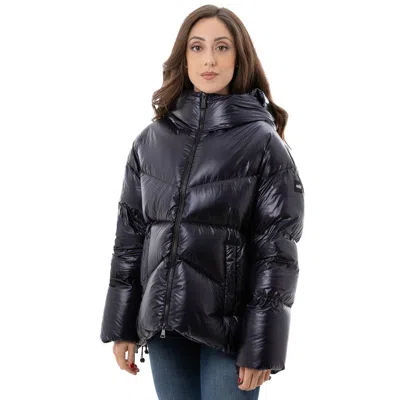 Add Down Jacket With Hood And Logo