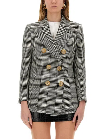 Valentino Garavani Houndstooth Double-breasted Jacket