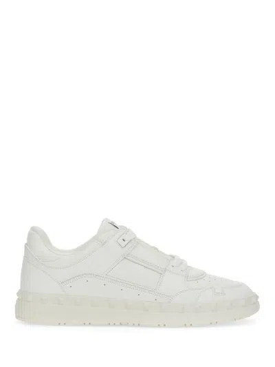 Valentino Leather Freedots Sneakers Studded Detailing