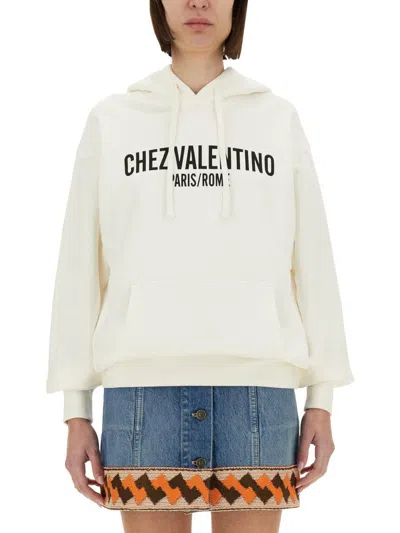Valentino Garavani Cotton Hoodie With Print