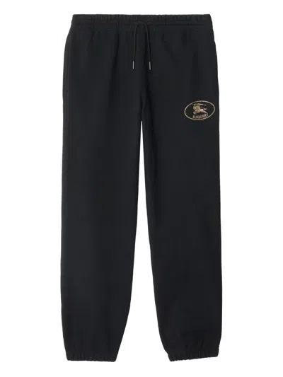 Burberry Cotton Joggers With Back Pocket And Elastic Waistband