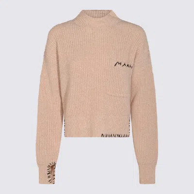 Marni Ribbed Knit Crewneck Dropped Shoulders