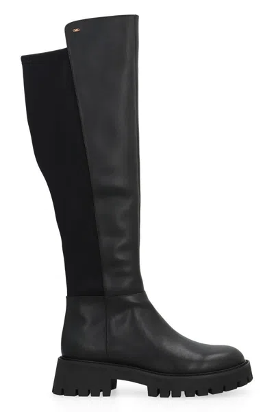 Michael Kors Asher Leather Boots