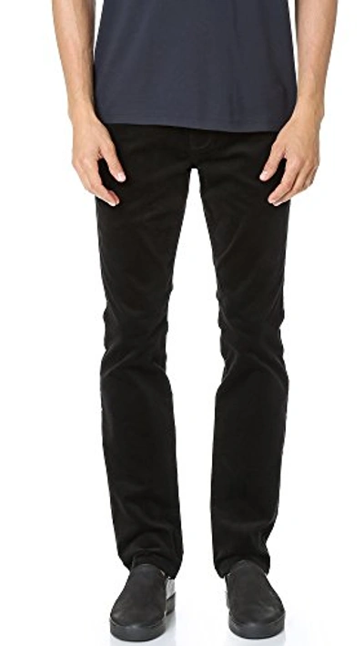 Vince Men's 718 Slim And Tapered Cord In Black