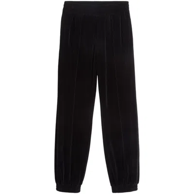 Valentino Chenille Jogging Trousers With Chez Patch