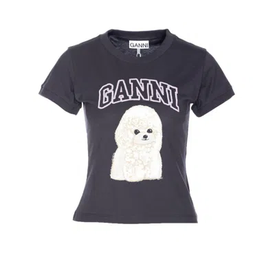 Shop Ganni T-shirts And Polos