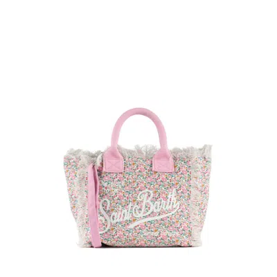 Mc2 Saint Barth Colette Cotton Canvas Bag With Betsy Ann All Over Print