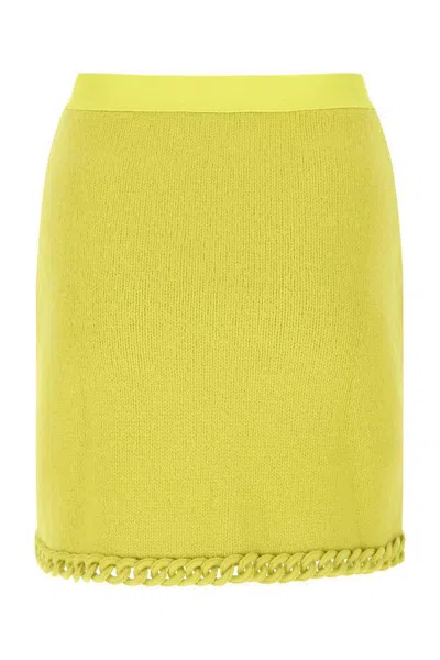 Bottega Veneta Chenille Twisted Mesh Skirt