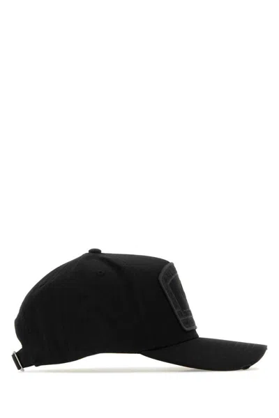 Dsquared2 Canadian Flag Baseball Cap In Black