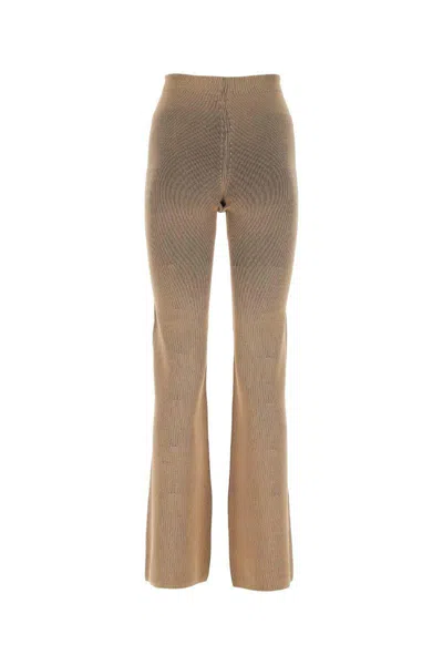 Dion Lee Biscuit Viscose Blend Pant In Brown