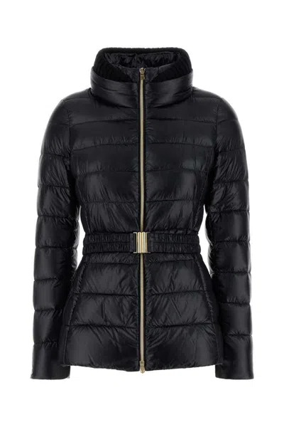 Herno Women Ultralight Nylon Down Jacket With Belt