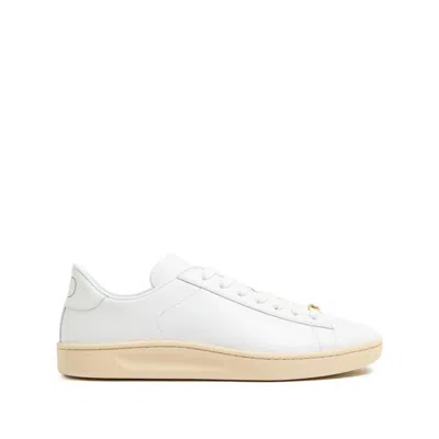 Valentino White Leather Vlogo Signature Sneakers