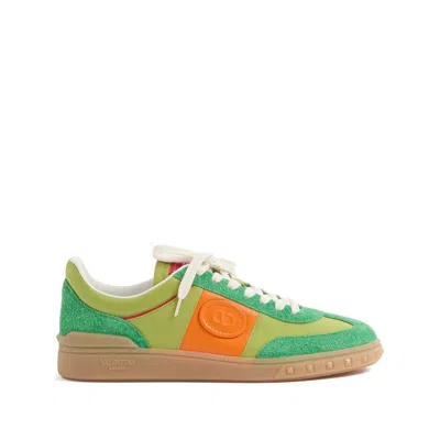 Valentino Multicolor Suede And Fabric Upvillage Sneakers