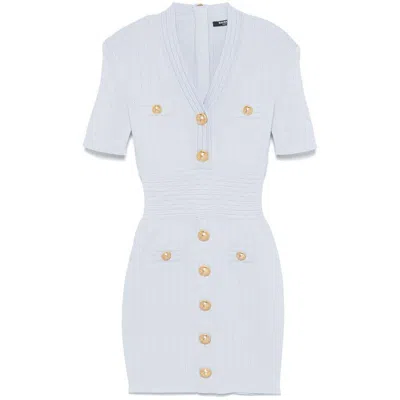 Balmain Midi Dress With Buttons